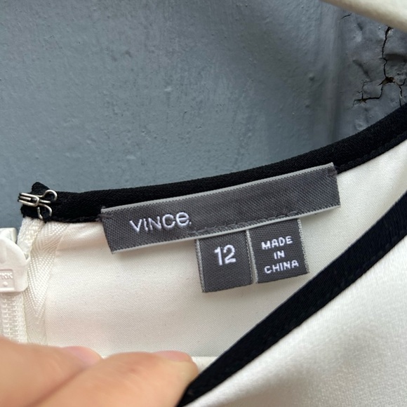 Vince Black & White Shift, size 12 - Picture 7 of 8